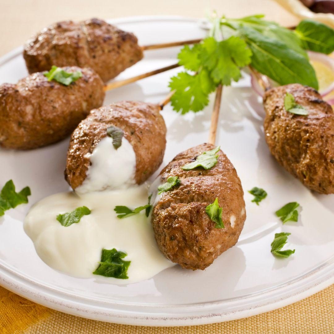 Keto Recipes | Lamb Kofta with Yoghurt Cucumber Dip | LCKH