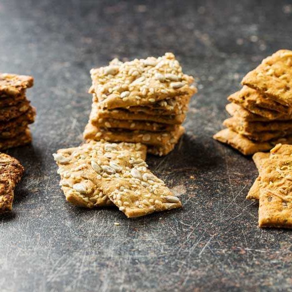 Keto Recipes | Rosemary Sea Salt Seed Crackers