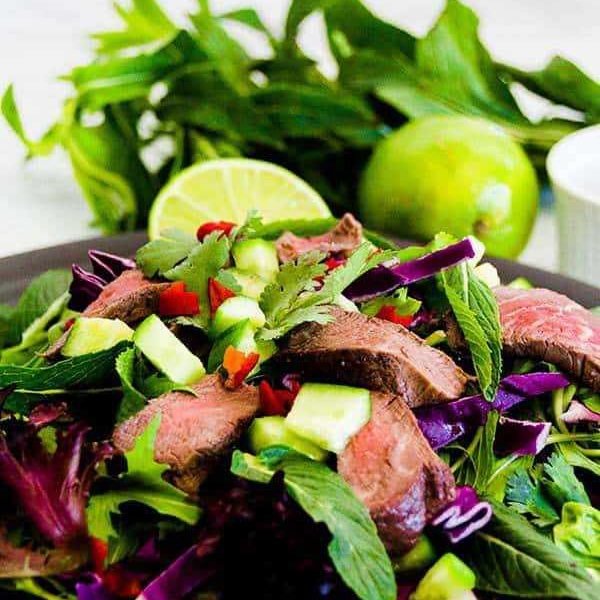 Keto Recipes | Asian Beef Salad | Low Carb Keto